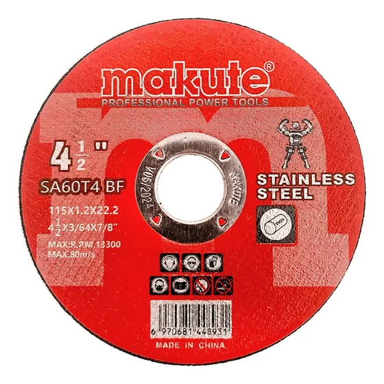 Disco De Corte X2 Amoladora 4 1/2 Makute
