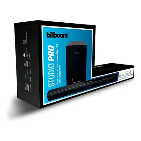 Barra De Sonido Billboard Studio Pro Negra Negro