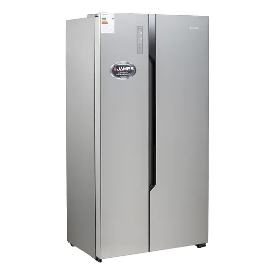 Heladeras James Side By Side Frío Seco Inox Eficiencia A