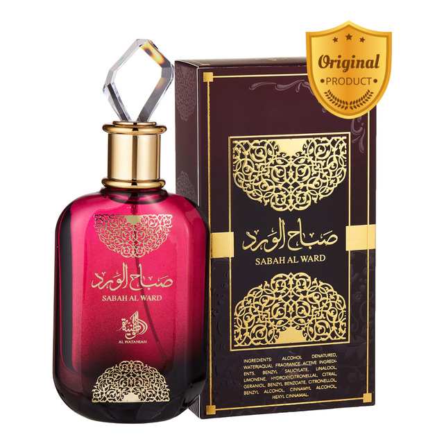 Perfume Árabe Feminino Al Wataniah Sabah Al Ward Eau De Parf Perfume Árabe Feminino Al Wataniah Sabah Al Ward Eau De Parf