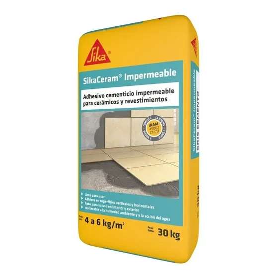 Adhesivo Pegamento Ceramicas Piscina Pileta Impermeable Sika