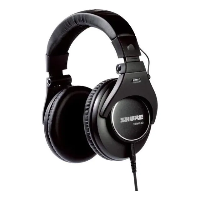 Shure Srh840-bk Audífonos Profesionales Para Estudio Color Negro
