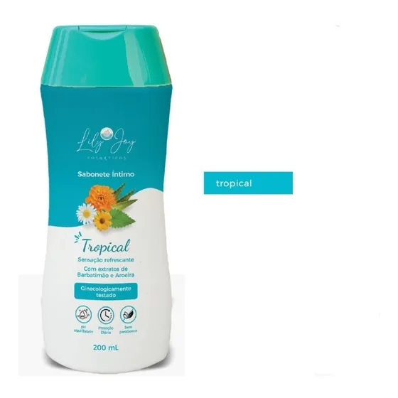 Kit Sabonete Intimo Lily Joy 200ml - 12 Unidades Mundial