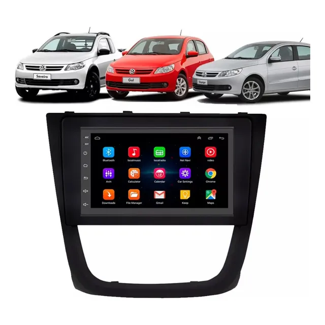 Radio Multimedia Android +camara + Marco Adaptador Vw Gol G5