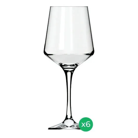 Copa Copon Vino Nadir Brunello 490ml X 6 Color Transparente