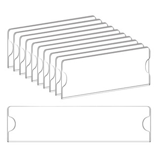 Suporte De Placa De Identificação Acrílico Premium, 2x8 Pole Suporte De Placa De Identificação Acrílico Premium, 2x8 Pole