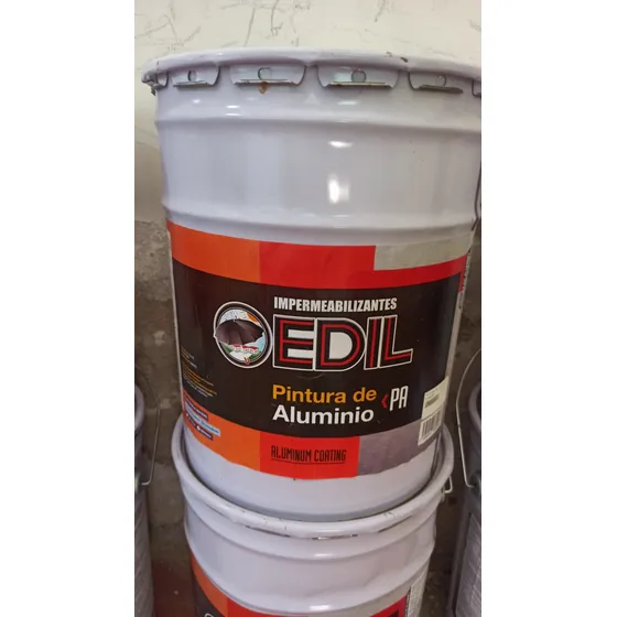 Pintura Aluminizada / Aluminio Asfaltica Edil Cuñete