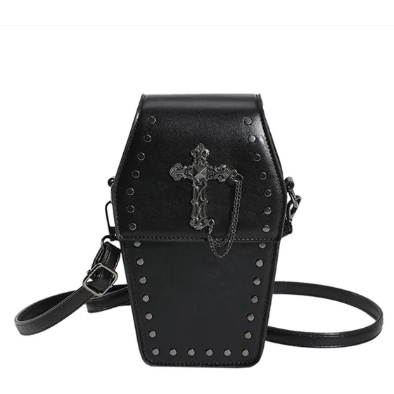 Ftchangfang Gótico Bolso De Ataúdes Forma Bandolera 2rkvj
