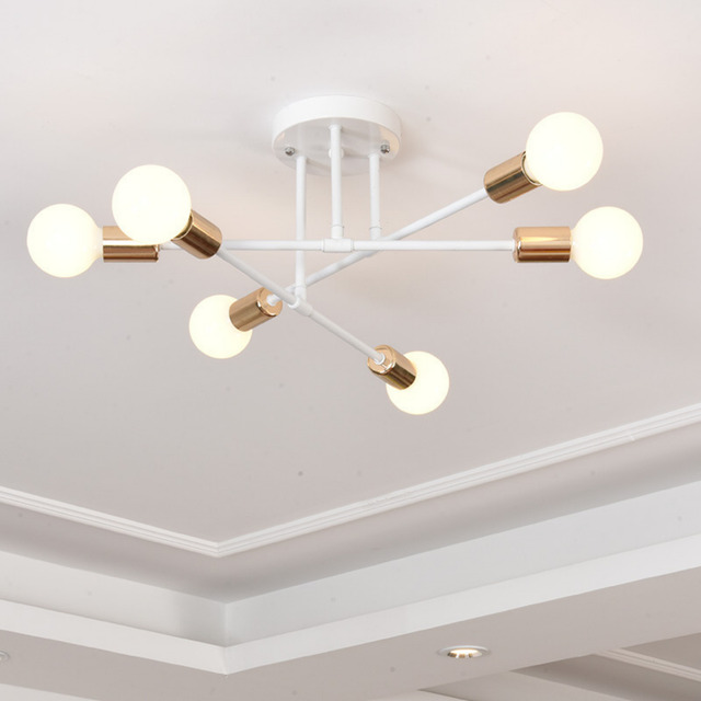 Luminária Lustre Teto Moderno Pendente Para Sala 6 Lâmpadas Luminária Lustre Teto Moderno Pendente Para Sala 6 Lâmpadas