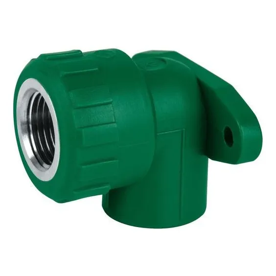 Pack 6 Codos Inserto Hembra Con Soporte De Termofusion 20mm