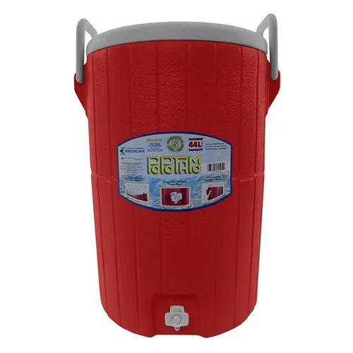 Termo Plástico Popotamo Decocar 44 Litros Con Dispensador 