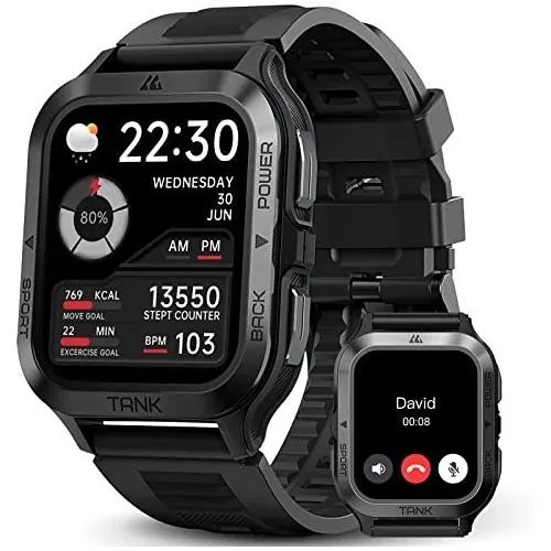 Amaztim Smart Watch, 60 Días De Batería Extra Larga, 2lky0