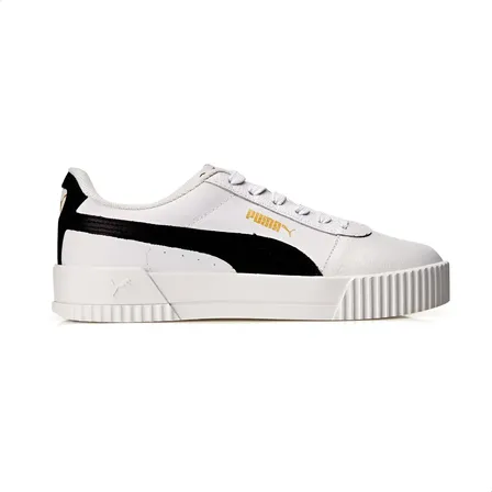 Tênis Casual Feminino Carina Lux Puma White/white/black 36 Br