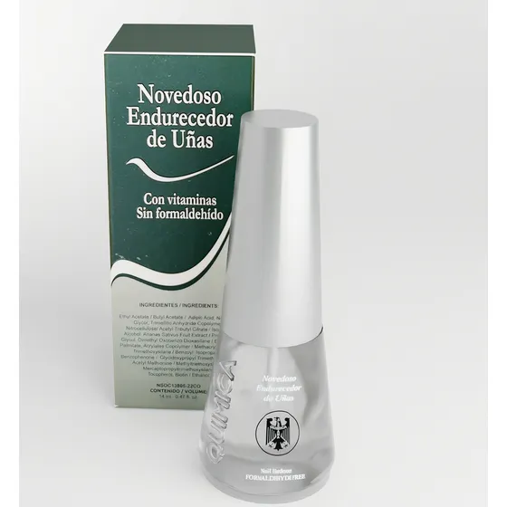 Esmalte de uñas tratamiento Química Alemana Endurecedor de 14mL de 1 unidades color Transparente