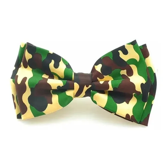 Corbatin Humita Pajarita Formal Militar Camuflaje Elegante