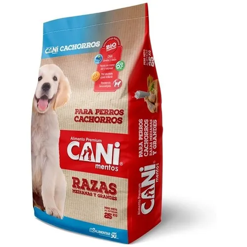 Canimentos Cachorros Razas Medianas Y Grandes 25kg