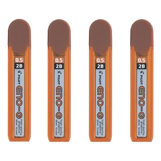 Pack X 4 Tubos De Minas Pilot Eno-g 0.5 Mm Japan