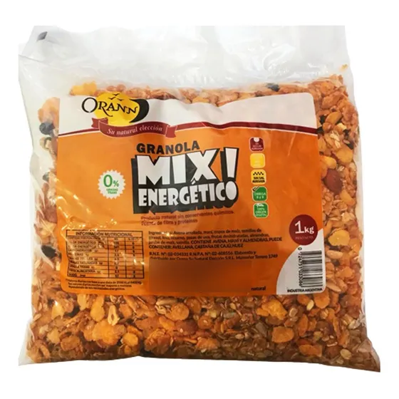 Granola Mix  Energético Orann X 1kg