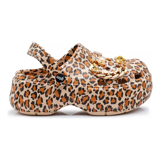 Sandalias Gomones De Mujer Gummi Verano Plataforma Con Pines