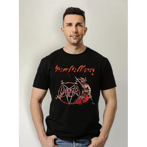 Polera Slayer Show No Mercy Metal Bn Abominatron