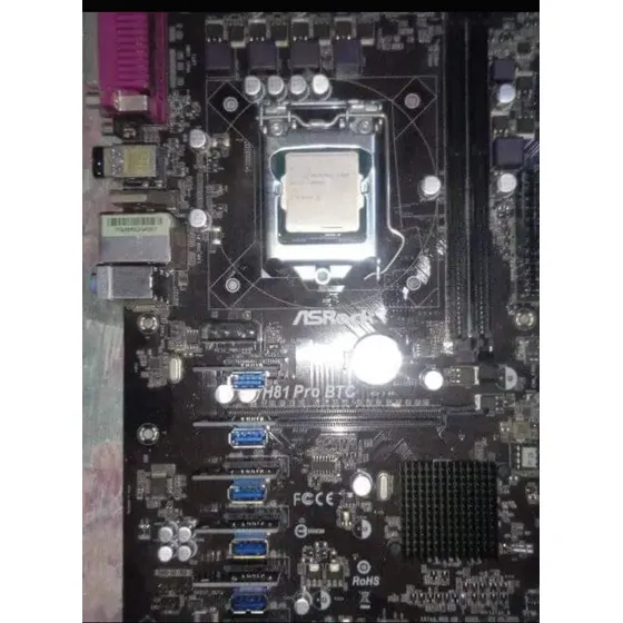Tarjeta Asrock H81pro Btc Más  Procesador Intel G1840 + 4gb