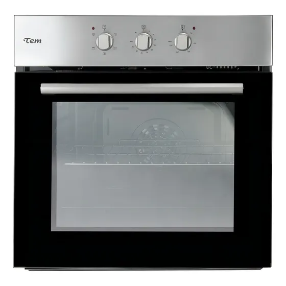 Horno empotrable eléctrico Tem Amatic TYBIO06B 65L acero/negro 220V