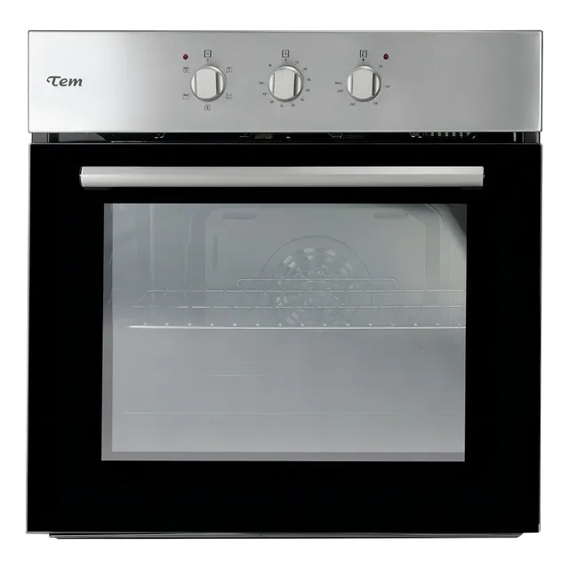 Horno empotrable eléctrico Tem Amatic TYBIO06B 65L acero/negro 220V