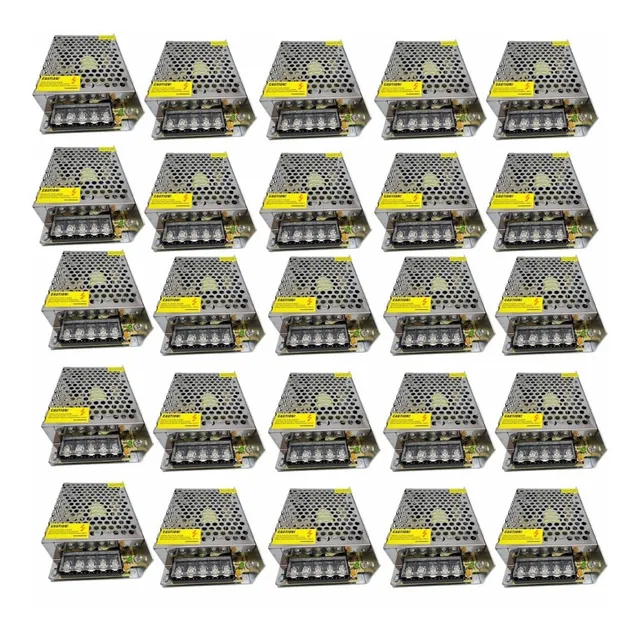 Transformador Fuente Poder Driver 12v 5a 60w Pack 25 Piezas