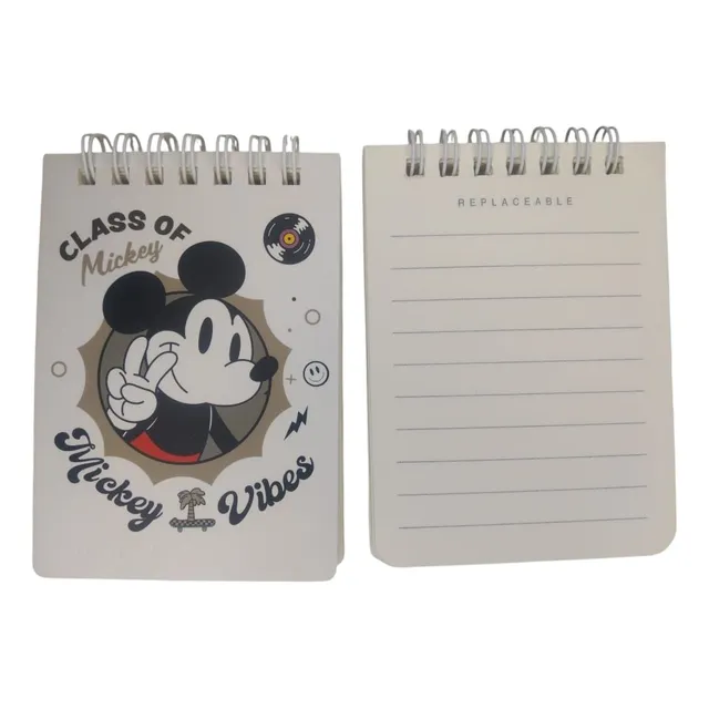 Libretas Pequeñas 8 Cms Mickey Mouse Rayadas