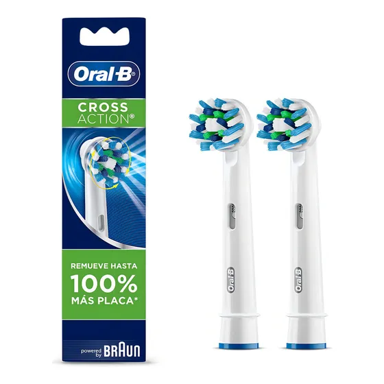 CrossAction Cabezales Cepillos Eléctricos Oral-B