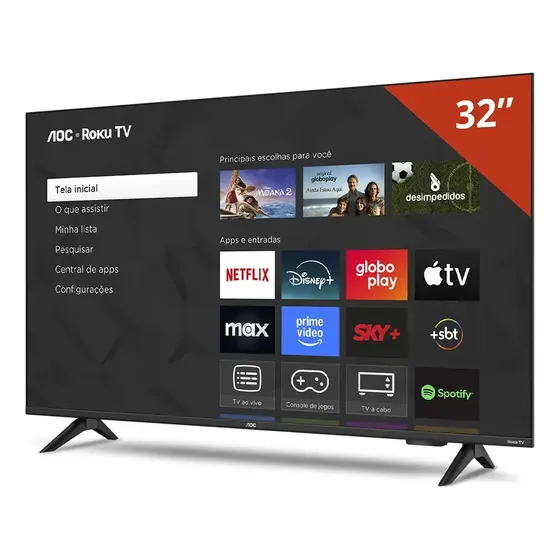 Tv 32 Aoc Roku | Mercado Livre