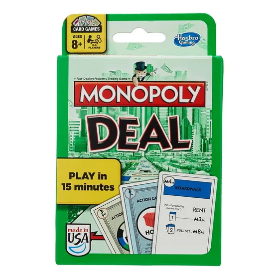 Juego De Cartas De Reparto Monopoly