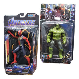 Kit 2 Bonecos Homem Aranha E Hulk 15cm Articulado Muito Top Kit 2 Bonecos Homem Aranha E Hulk 15cm Articulado Muito Top