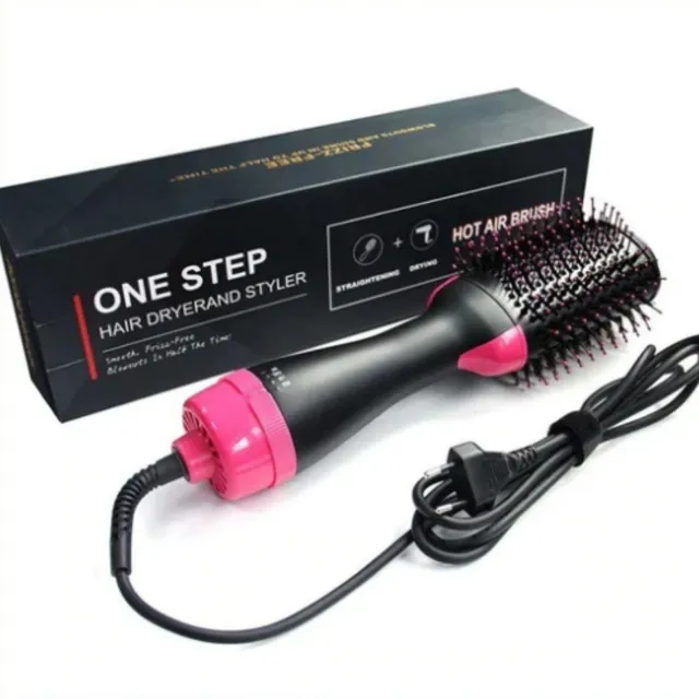 Cepillo Alisador Planchita Secador 3 En 1 Cabello Anti Frizz
