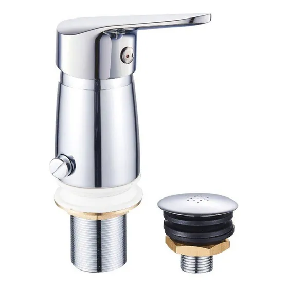 Griferia Bidet Con Transferencia Bronce Cromado