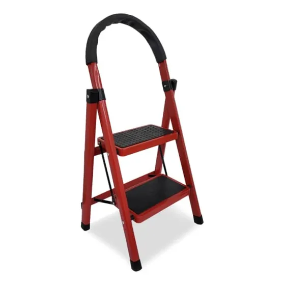 Escalera Metálica 2 Peldaños Plegable 