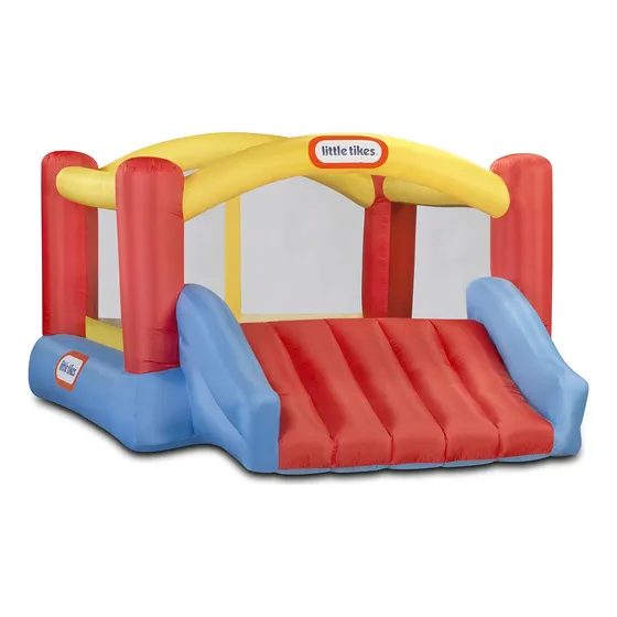 Little Tikes Jr. Jump 'n Slide Bouncer Casa Tobogán Inflable Color Multicolor