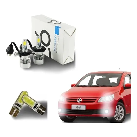 Kit Luces Led Cree Vw Gol Trend 16.000 Lms No Xenon Recoleta