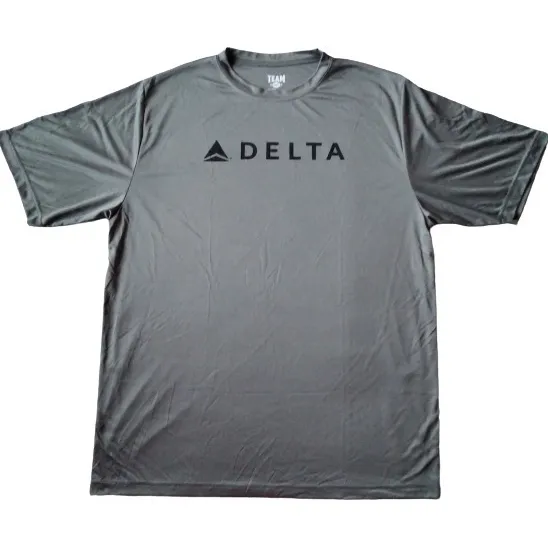 Franela Team 365 Poliéster Satinado Gris Talla L Impor Nueva