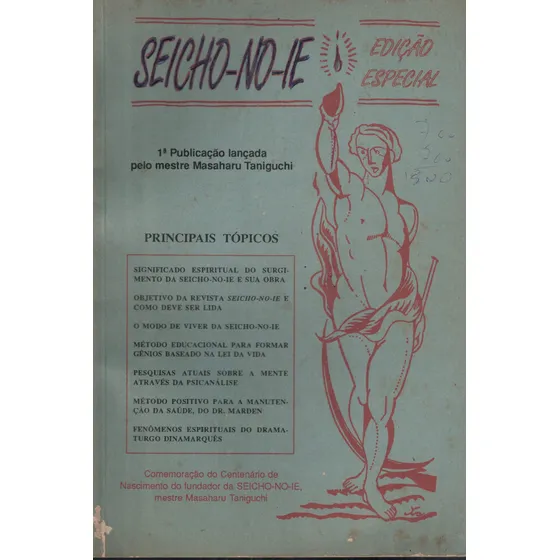 Livro Raro Seicho-no-ie- 1.a Publicação