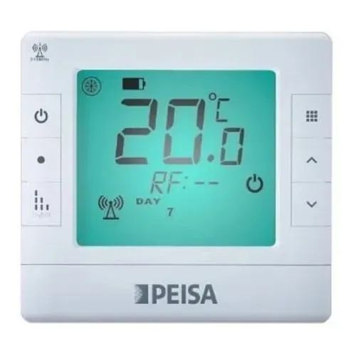 Termostato Ambiente Inalambrico Programable Digital Peisa