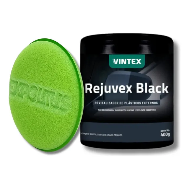 Rejuvex Black  Revitalizador De Plásticos + Aplicador