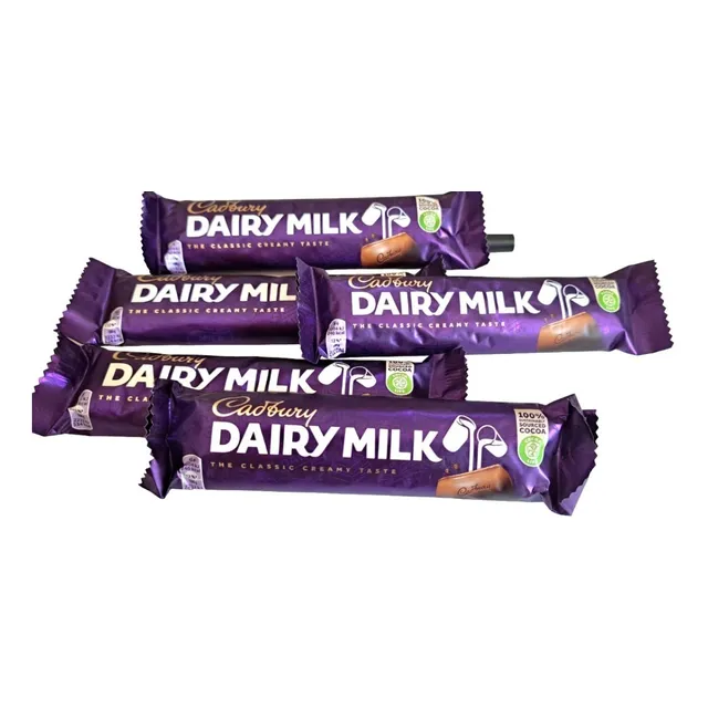 5 Chocolates Con Leche Cadbury Dayry Milk Leche 45 Gr C/u