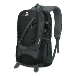 Mochila Viaje Nubily Nylon Mlnb80135 40l Color Negro Diseño Rayas Mochila Viaje Nubily Nylon Mlnb80135 40l Color Negro Diseño Rayas