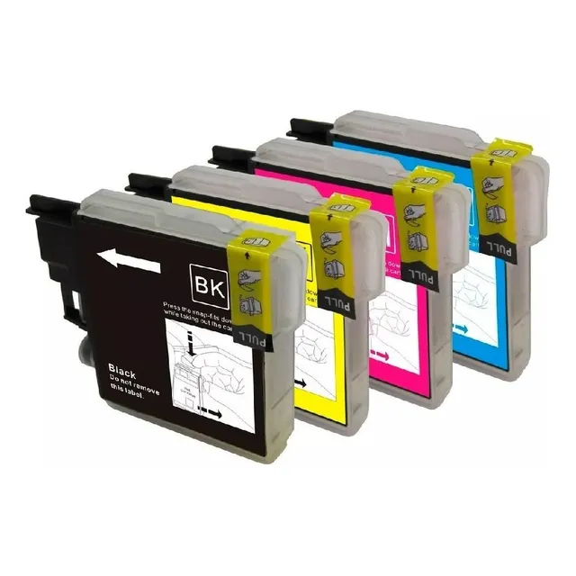 Pack 4 Cartuchos Comp. Brother Lc-101 Lc-103 Dcp-j152w - Ins