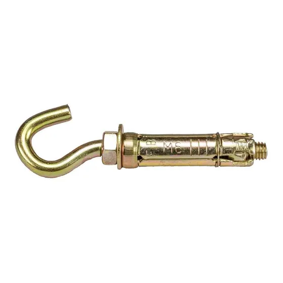 Perno De Anclaje Con Gancho M6 4 Unidades 1128-112