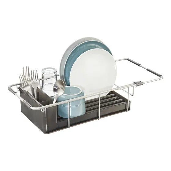 Mdesign Escurridor Plato Ajustable Expandible Centro Cocina