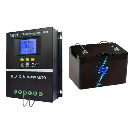 Controlador De Carga Solar 100a Mppt, Regulador, Entrada Máx