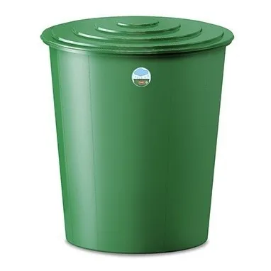 Tanque De Agua 210 Lt Redondo Con Llave 77 D X 84 Cms 