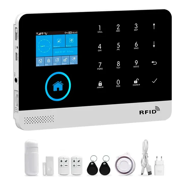Kit Sistema De Alarma Seguridad Wifi Gsm Casa Local 4g